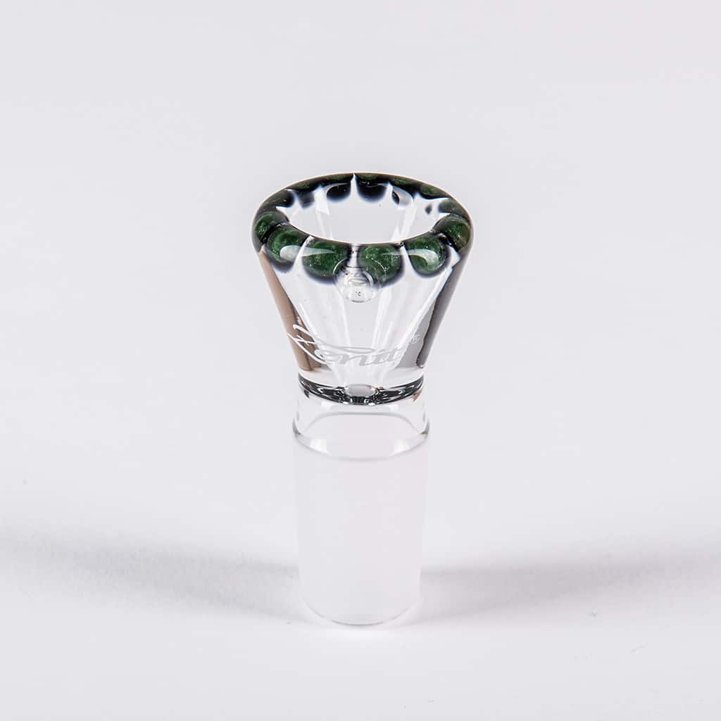 Schwarz-Glitzergrün