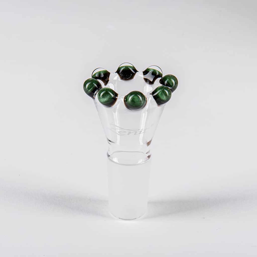 Schwarz-Glitzergrün